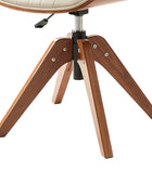 Griselda Adjustable Office Chair with Stable Wooden Structure & Ergonomic Backrest