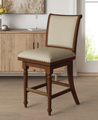 Ferrando 180-Degree Swivel Vintage Bar Stool