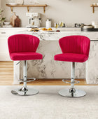 Geoff Modern Adjustable Swivel Barstool