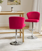 Geoff Modern Adjustable Swivel Barstool