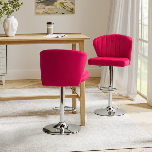 Geoff Modern Adjustable Swivel Barstool