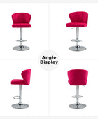 Geoff Modern Adjustable Swivel Barstool