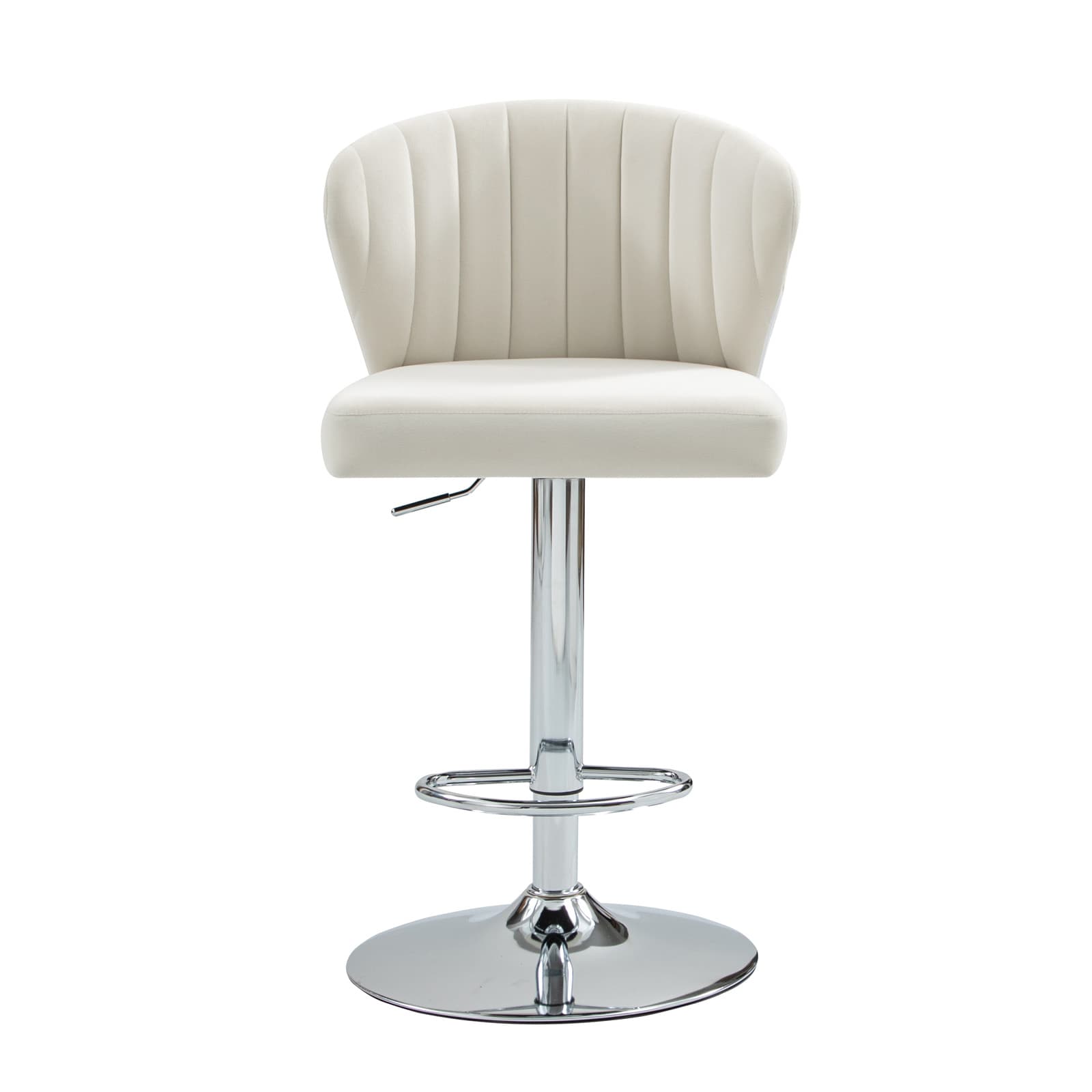 Geoff Modern Adjustable Swivel Barstool