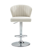 Geoff Modern Adjustable Swivel Barstool