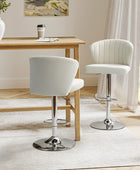 Geoff Modern Adjustable Swivel Barstool