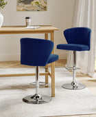 Geoff Modern Adjustable Swivel Barstool