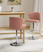 Geoff Modern Adjustable Swivel Barstool