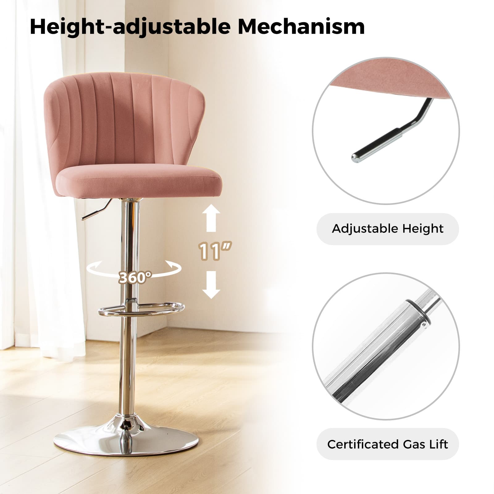 Modern swivel barstool online