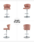 Geoff Modern Adjustable Swivel Barstool