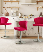 Geoff Modern Adjustable Swivel Barstool