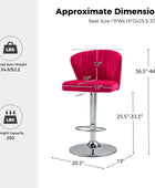 Geoff Modern Adjustable Swivel Barstool