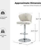 Geoff Modern Adjustable Swivel Barstool