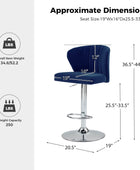 Geoff Modern Adjustable Swivel Barstool