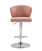 Geoff Modern Adjustable Swivel Barstool