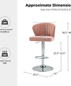 Geoff Modern Adjustable Swivel Barstool