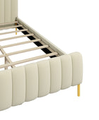 Ulysses Tufted Upholstered Platform Bed