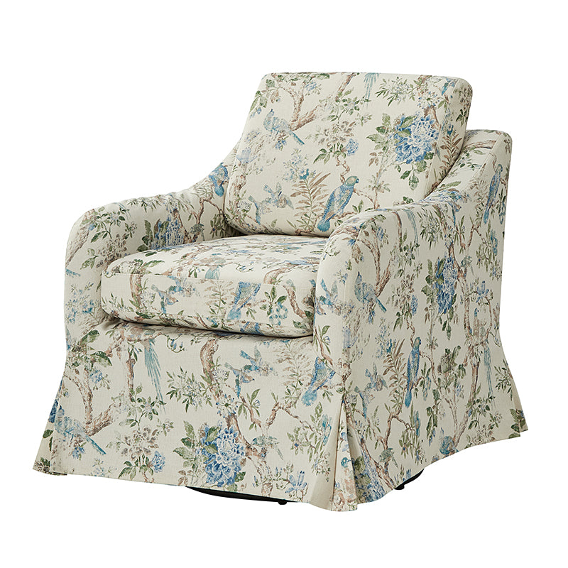 Bertram Claas 360° Swivel Chair With Slipcover
