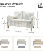 Blue-Striped_Farmhouse_loveseat