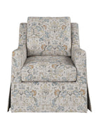 Stanley Glider Slipcovered Swivel Chair with Slope Arm (Tailored Fabric Services)