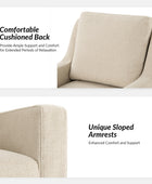 Stanley Glider Slipcovered Swivel Chair with Slope Arm(Optional Types)