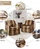 Stanley Glider Slipcovered Swivel Chair with Slope Arm(Optional Types)