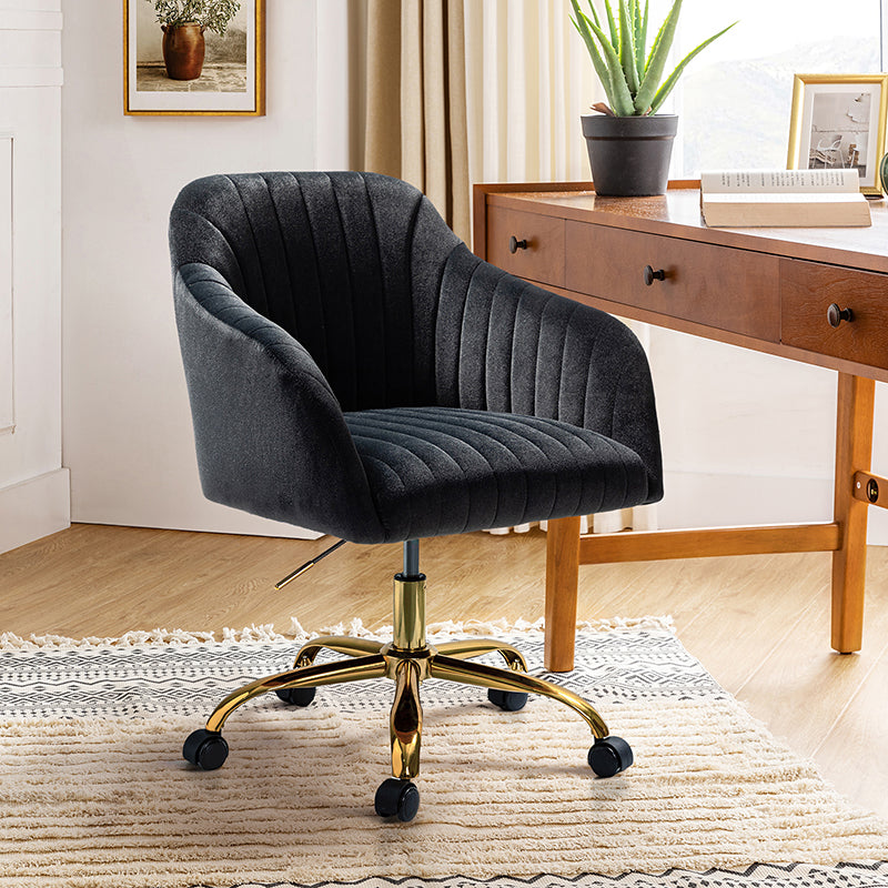 Bright Velvet Office Chair - Hulala Home