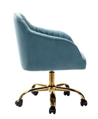 Bright Velvet Office Chair