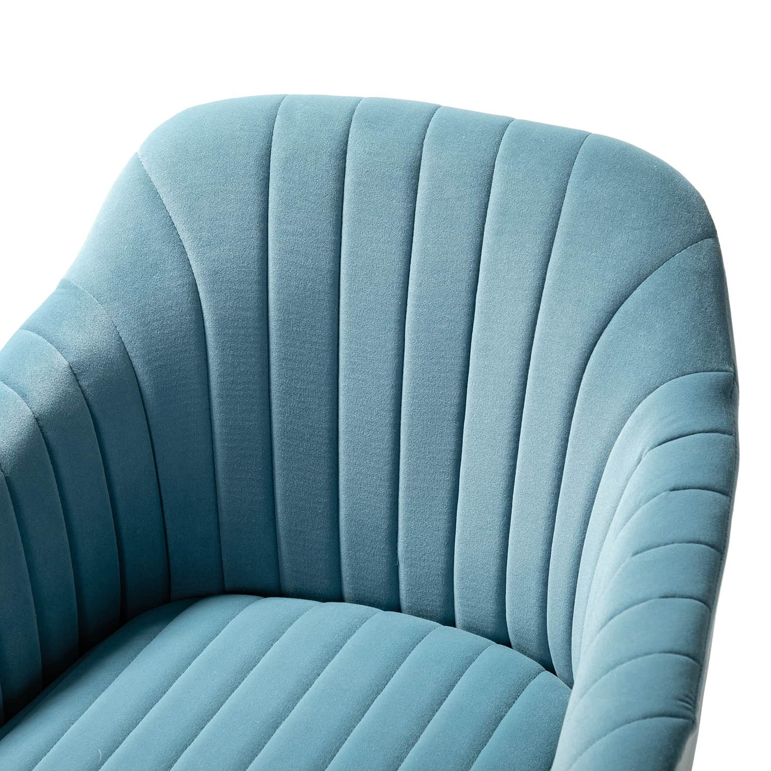 Bright Velvet Office Chair