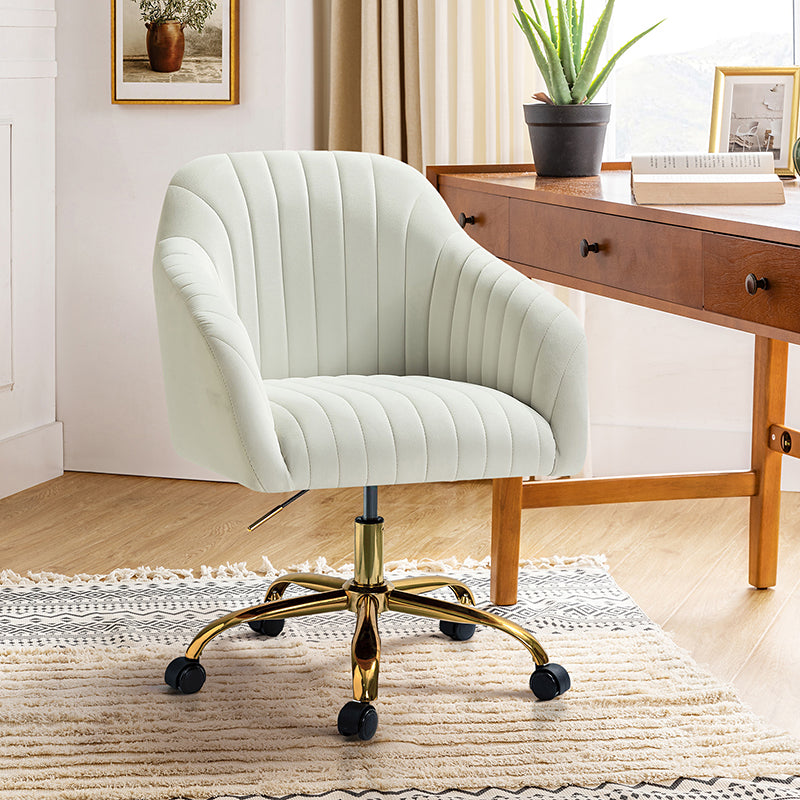 Bright Velvet Office Chair - Hulala Home