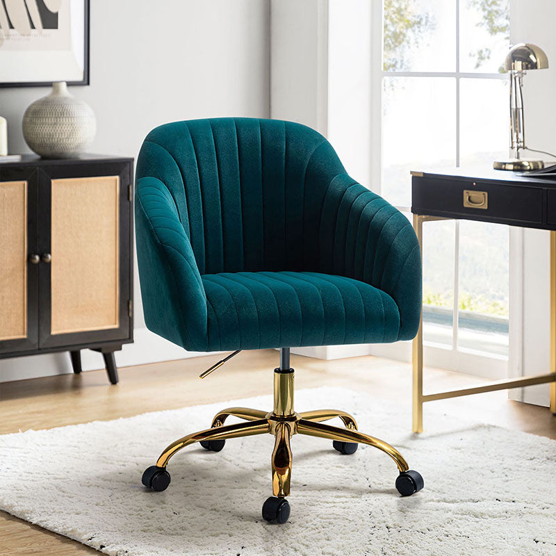 Bright Velvet Office Chair - Hulala Home