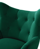 Isabelle Wingback Velvet Armchair