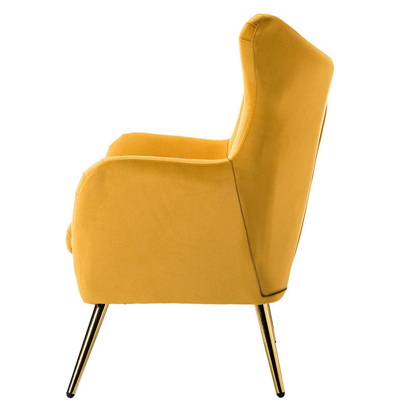 Wingback Home Velvet in Armchair Isabelle Hulala - Shop USA