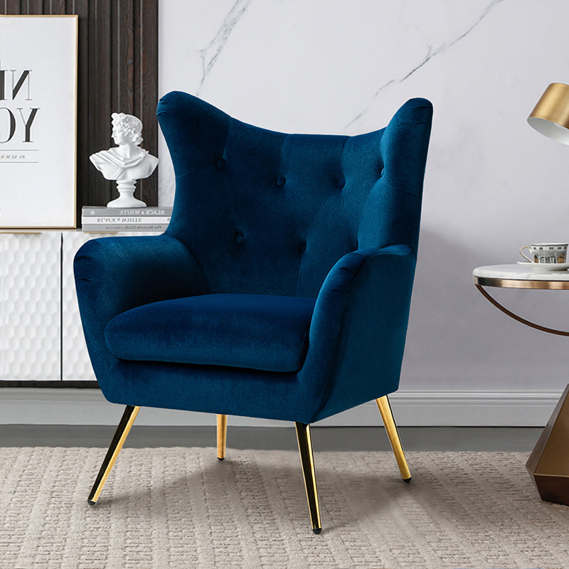 Navy wingback 2024 armchair