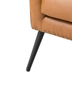 Shepherd Wingback Vegan Leather Armchair(Optional Types)