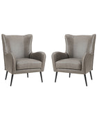 Shepherd Wingback Vegan Leather Armchair(Optional Types)