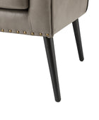 Shepherd Wingback Vegan Leather Armchair(Optional Types)