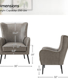 Shepherd Wingback Vegan Leather Armchair(Optional Types)