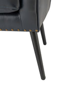 Shepherd Wingback Vegan Leather Armchair(Optional Types)
