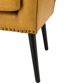 Shepherd Wingback Vegan Leather Armchair(Optional Types)