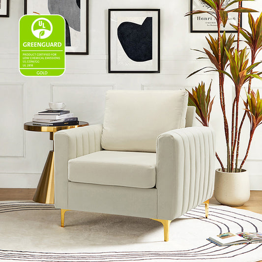 Didyme Velvet Club Armchair