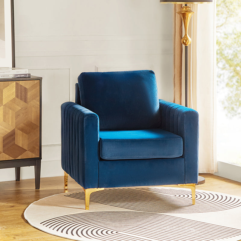 Didyme Velvet Club Armchair HULALA HOME - Main Image