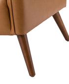 Clara Vegan Leather Armchair - Hulala Home