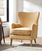 Dorothy Upholstered Armchair with Rubber Wood & Durable Legs