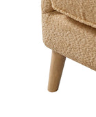 Dorothy Upholstered Armchair with Rubber Wood & Durable Legs