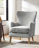 Dorothy Upholstered Armchair with Rubber Wood & Durable Legs
