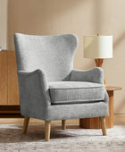 Dorothy Upholstered Armchair with Rubber Wood & Durable Legs