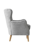Dorothy Upholstered Armchair with Rubber Wood & Durable Legs