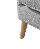 Dorothy Upholstered Armchair with Rubber Wood & Durable Legs