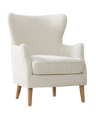 Dorothy Upholstered Armchair with Rubber Wood & Durable Legs