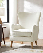 Dorothy Upholstered Armchair with Rubber Wood & Durable Legs